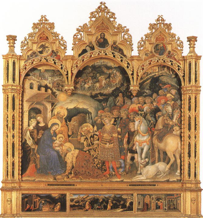 Sandro Botticelli Gentile da Fabriano,Adoration of the Magi (mk36)